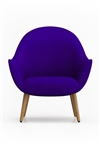 Purple Accent Chair