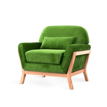 Green Scandinavian chair