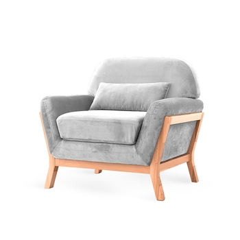 White Scandinavian chair